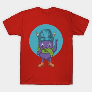 Peace cute monster T-Shirt